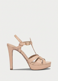 Sandalias tacón Copenhague Rosas