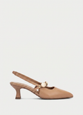 Zapato de tacón BROZAS camel
