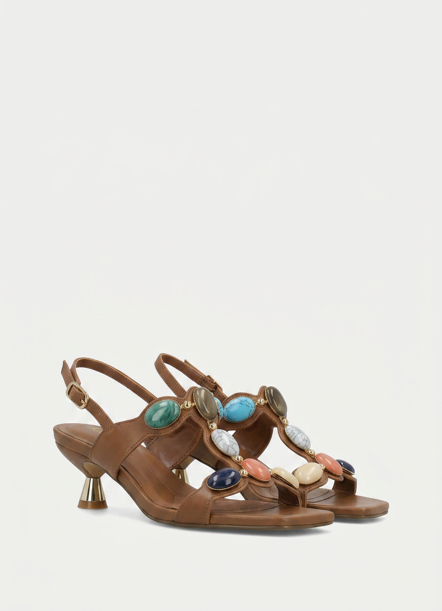 Sandalia A-Sax marrones